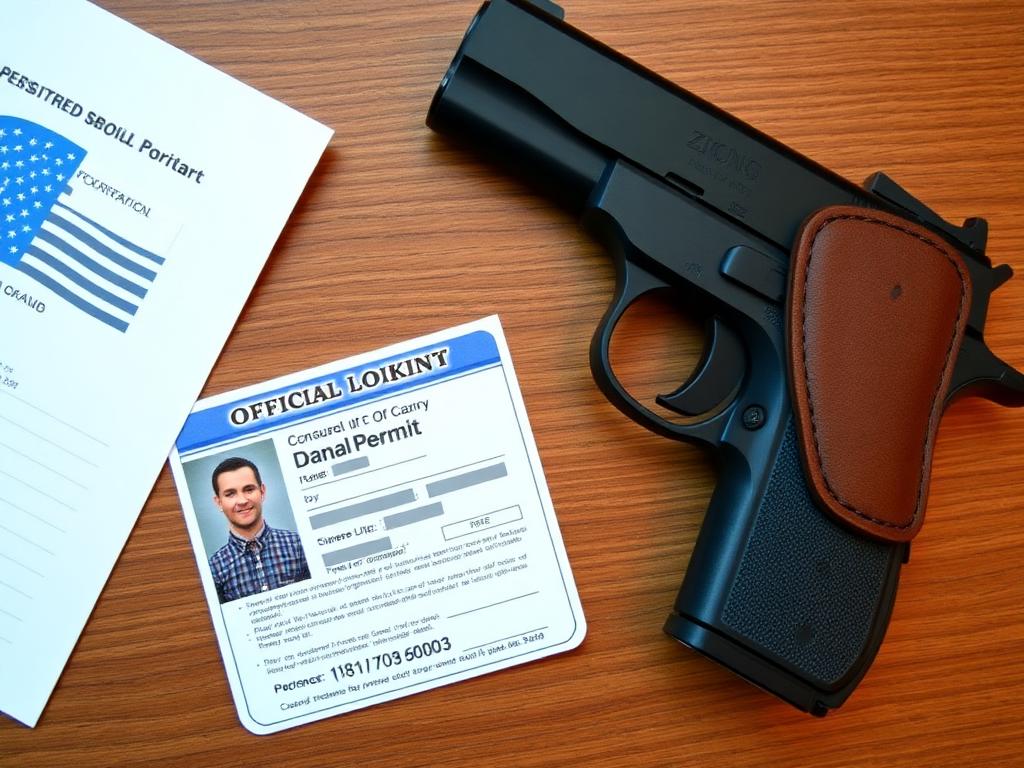 Concealed carry permit and firearm